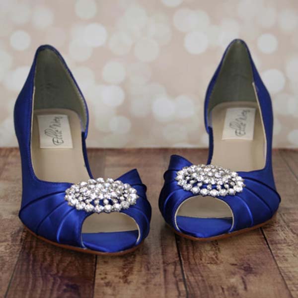 Custom_Wedding_Shoes_Royal_Blue_Peep_Toe_Dorsay_Kitten_Heel_Oval_Adornment