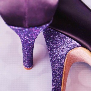 CGS#20:  Glittered Heel (colors can be done to specification)