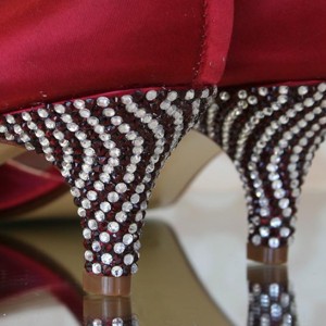Patterned Crystal Covered Heel 2