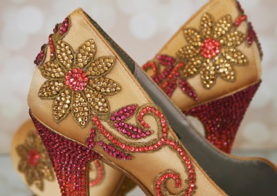 Indian Wedding Shoes: Custom Wedding Shoes Designed for an Indian Wedding Celebration