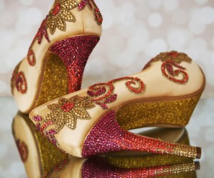 Indian Wedding Shoes: Custom Wedding Shoes Designed for an Indian Wedding Celebration