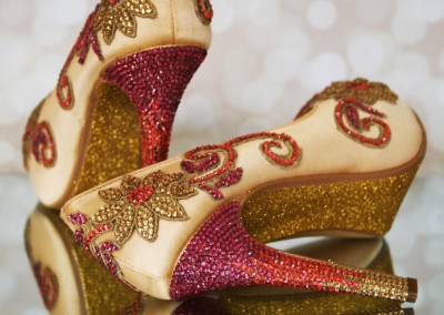 Indian Wedding Shoes: Custom Wedding Shoes Designed for an Indian Wedding Celebration