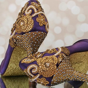 Indian Wedding Shoes: Custom Wedding Shoes Designed for an Indian Wedding Celebration
