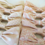 Blush Wedding Ideas: Blush Bow Ties for the Groomsmen by Tangled Ties and Bow Ties on Etsy