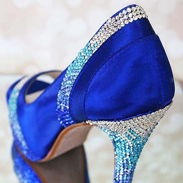 Do Your Something Blue with Wedding Shoes