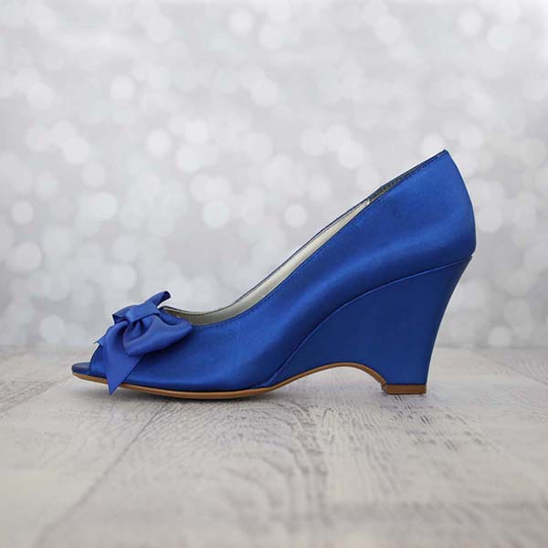 A Simple Way to Do Your Something Blue – Custom Wedding Shoes!