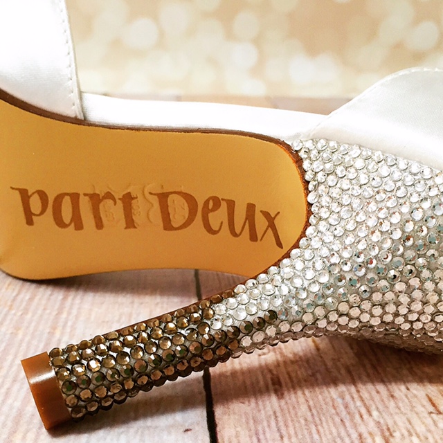 Say “I Do” All Over Again With Some Wedding Shoe Bling!