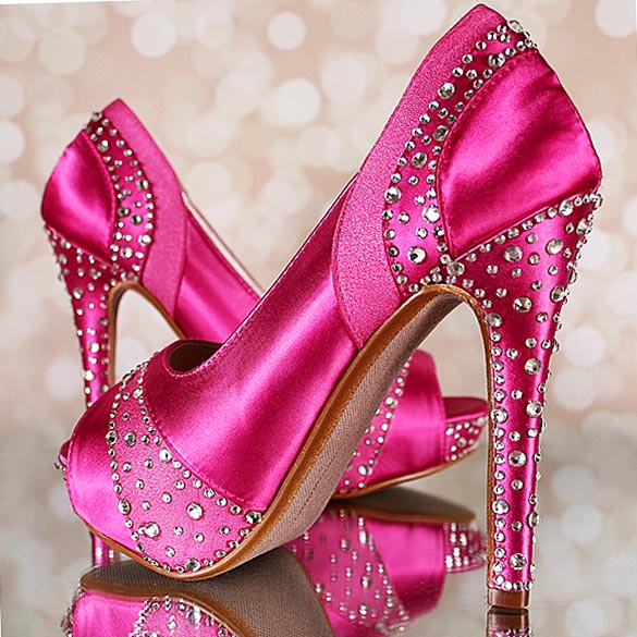 Fuchsia Emmy Platform Peep Toe Multi Size Crystal Heel Wide Spaced Crystals Heel Panels 1 Fuchsia Emmy Platform Peep Toe Multi Size Crystal Heel Wide Spaced Crystals Heel Panels 1