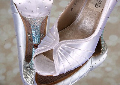 White Joyce Silver and Blue Crystal Ombre Heel Crystal Starburst I Do 10