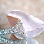 White Joyce Silver and Blue Crystal Ombre Heel Crystal Starburst I Do 8