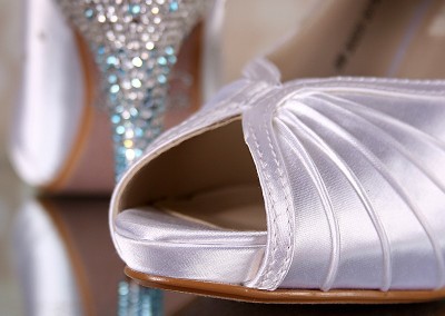 White Joyce Silver and Blue Crystal Ombre Heel Crystal Starburst I Do 9
