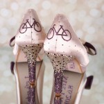 Blush Wedding Shoes Plum and Blush Ombre Heel Crystal Heel Bike Design Two Toned Bow 10
